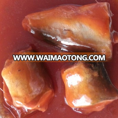 Normal Open Lid Chinese Canned Mackerel Food Supplier