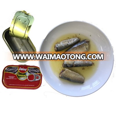 Canned Fish Tinned Sardine with Vegetable Oil