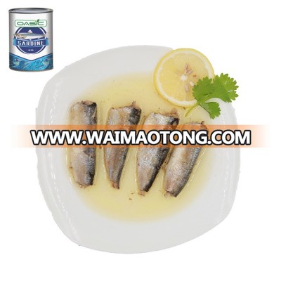 125g Bulk Oval Canned Sardines in Vegetable Oil